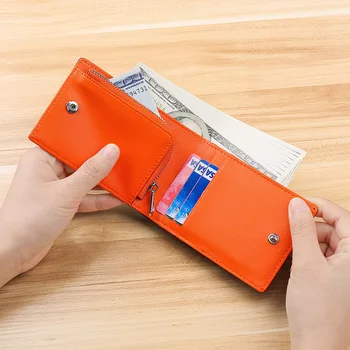 Новый мини-кошелек RFID для мужчин, маленький кошелек с карманом для монет, модный многофункциональный мужской кошелек с блокировкой RFID