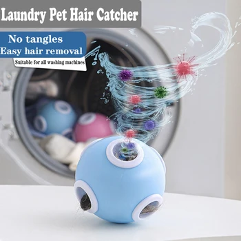 Прачечная Pet Hair Catcher Magic Laundry Ball Kit Многоразовая Стиральная Машина Hair Catcher Собака Кошка Шарики Для Мытья Домашних Животных Сушилка Шарики