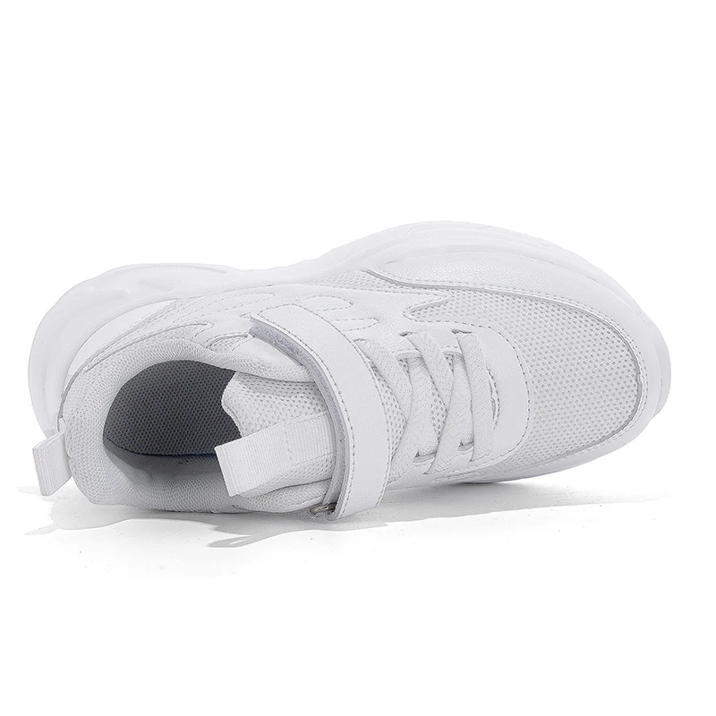 2023 Весенняя теннисная дышащая повседневная обувь, белая детская обувь для мальчиков и девочек, модная детская повседневная обувь, нескользящие кроссовки
