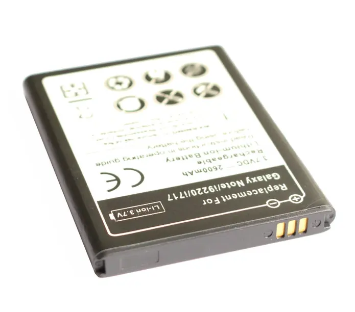 1x2600 мАч EB615268VU 3.7 В постоянного тока Сменный Литий-ионный Аккумулятор Для Samsung Galaxy Note GT-N7000 N7000 GT-I9220 I9220 T879