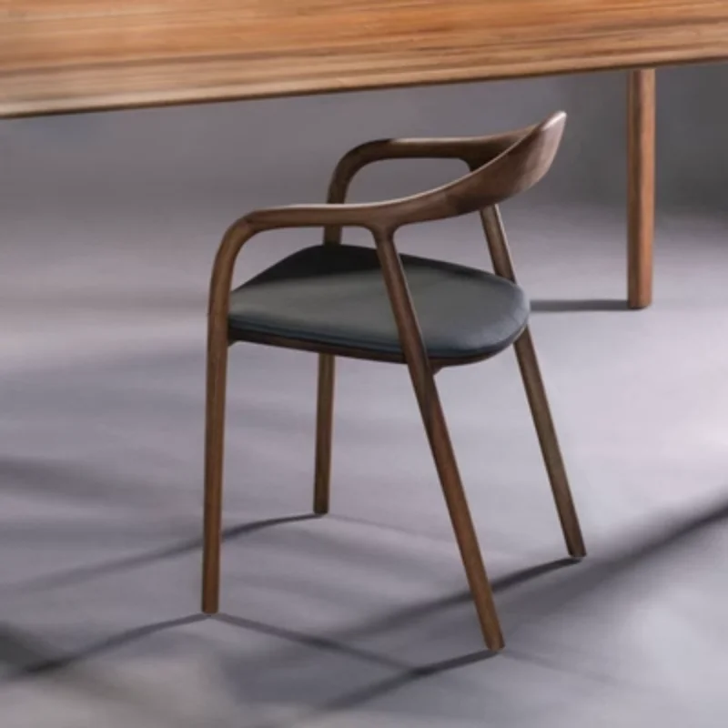 Кухонный акцент подлокотник кресла Ресторан Деревянные эргономичные современные дизайнерские обеденные стулья Дизайн гостиной Мебель для дома Cadeiras