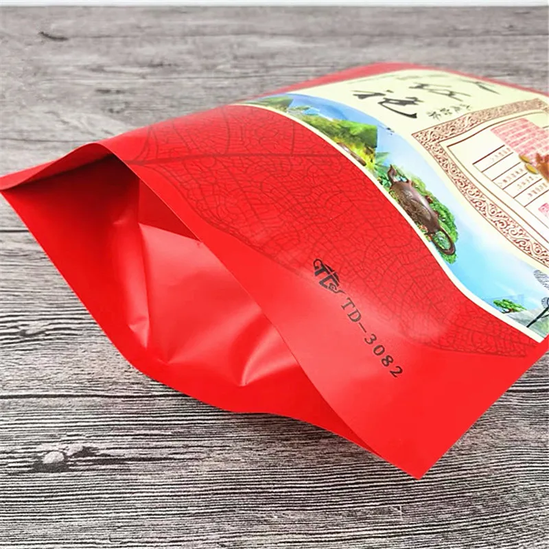 250 г Китайского Чайного Сервиза Da Hong Pao На молнии В Пакетиках Wuyi Big Hong Pao Black Oolong Tea, Пригодных Для Вторичной переработки, Герметизирующий Упаковочный Пакет