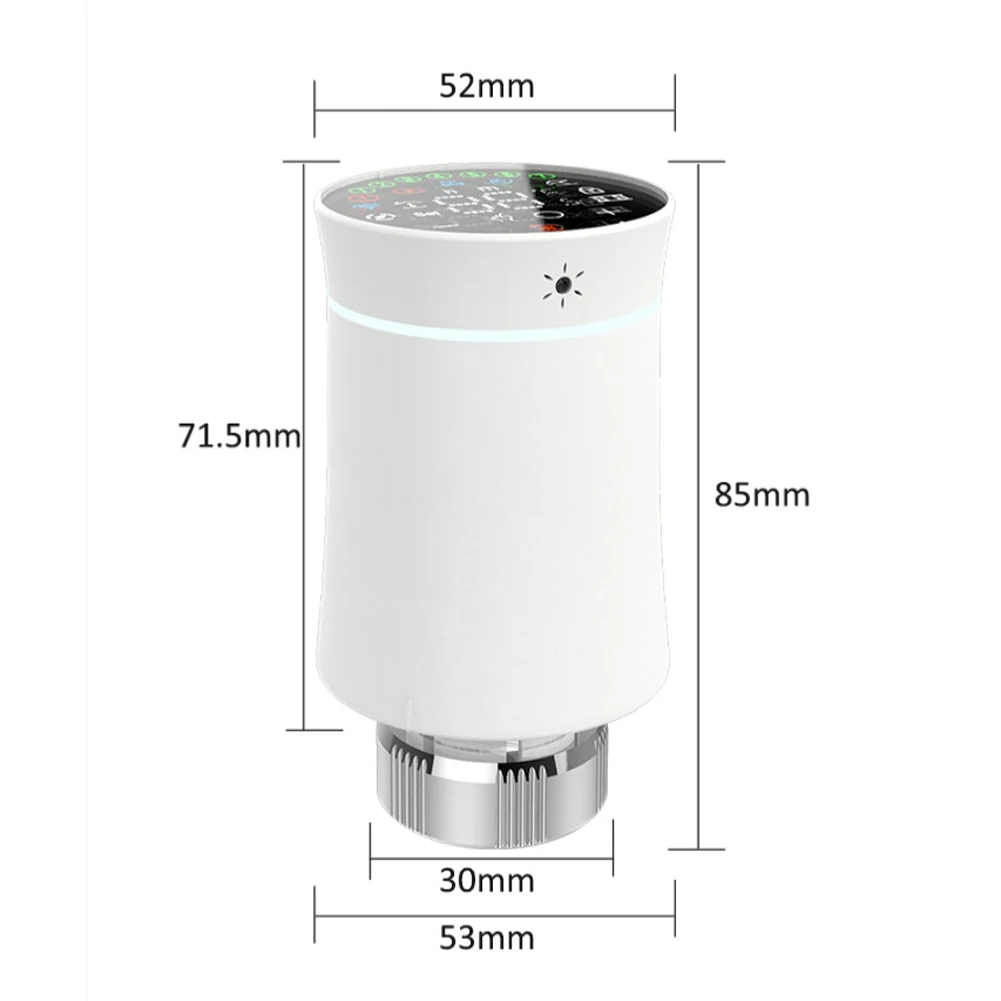 Термостатический Клапан Tuya Zigbee TRV Регулятор Температуры Постоянного Термостата Радиатора для Alexa Google Home