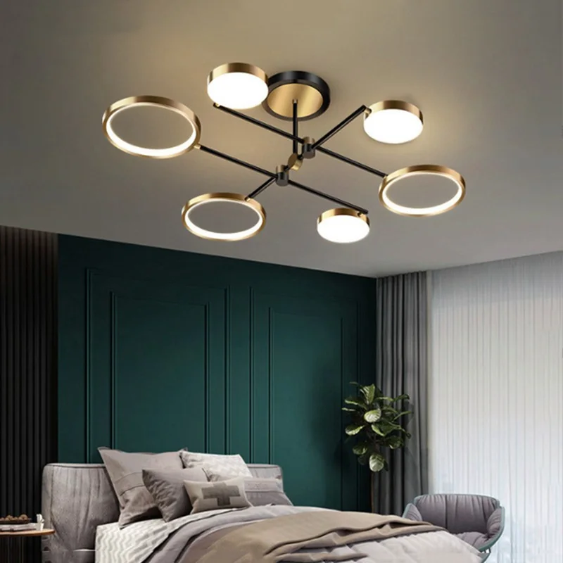 Люстры Nordic Luxury LED Smart Creative Вилла, украшение интерьера гостиной, потолок, спальня, столовая, подвесные светильники