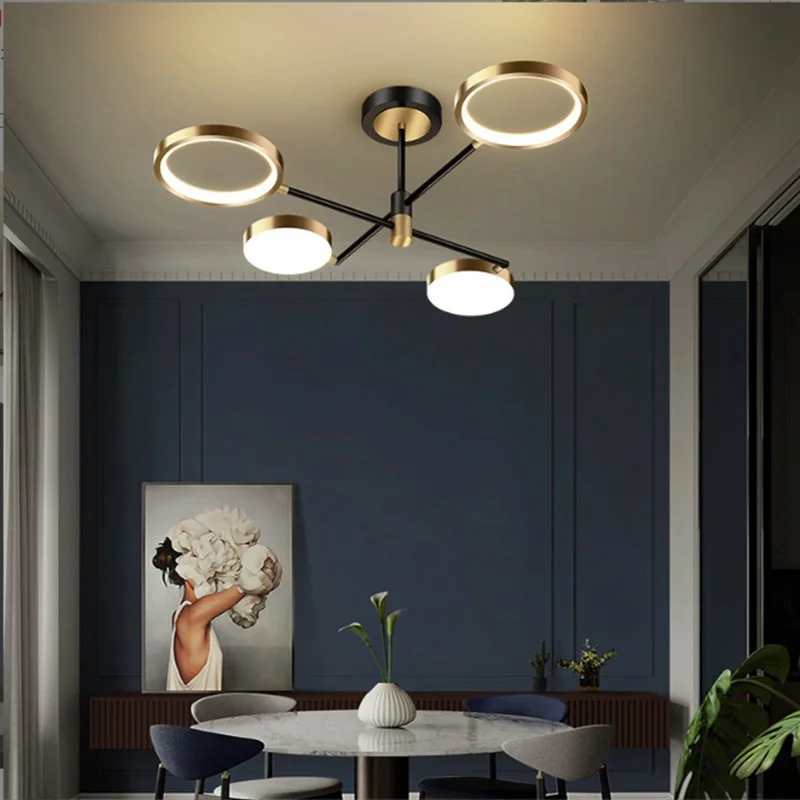 Люстры Nordic Luxury LED Smart Creative Вилла, украшение интерьера гостиной, потолок, спальня, столовая, подвесные светильники
