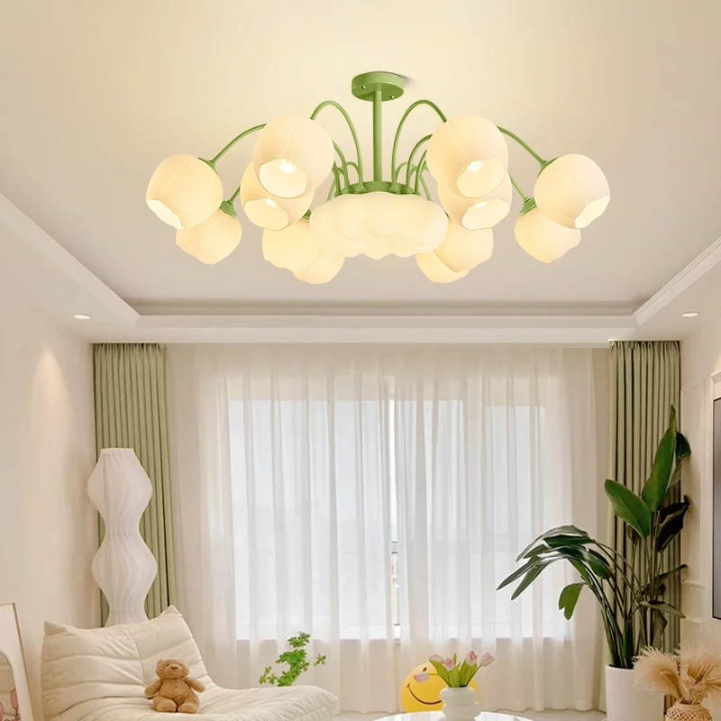 SOFEINA Современный Светло-Зеленый Потолочный Подвесной Светильник Светильники Креативного Дизайна Люстра LED для Домашней Спальни