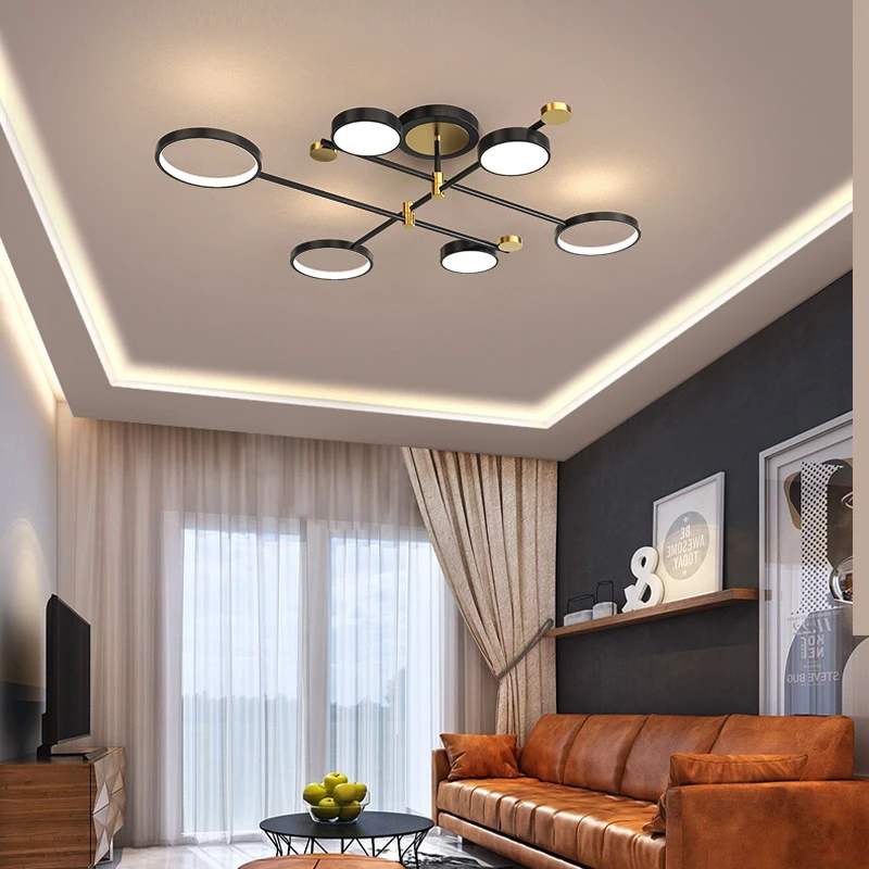 Скандинавские минималистичные светодиодные потолочные светильники, Ретро Креативная скрипка, Потолочные светильники для спальни, кабинета, Роскошная лампа для гостиной в стиле ар-деко.