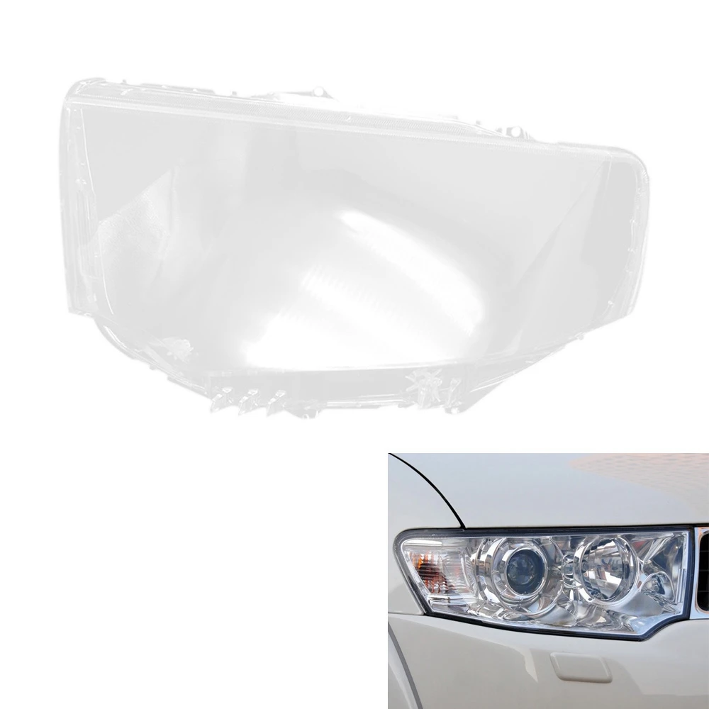 Для Mitsubishi Pajero Sport 2013-2015 Корпус правой фары Абажур Прозрачная крышка объектива Крышка фары