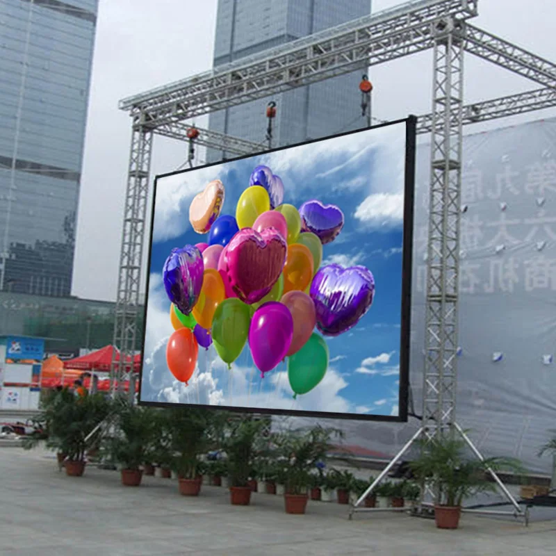 Цифровой рекламный щит RGB Полноцветный светодиодный экран Видеостенная панель Экран высокой яркости