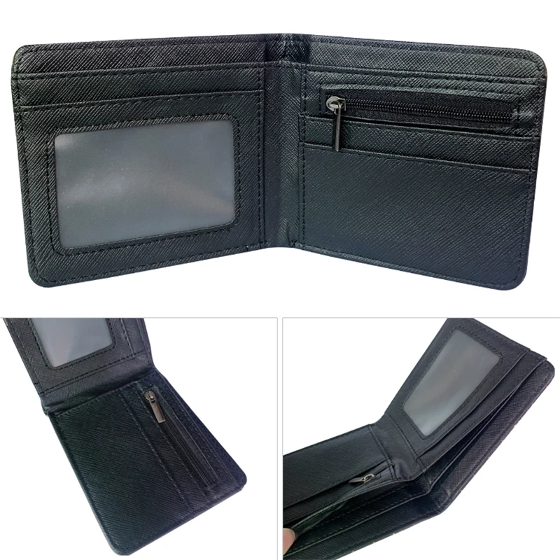 Новый мультяшный кошелек с красивым цветным принтом, короткий кошелек с карманом для монет для студентов